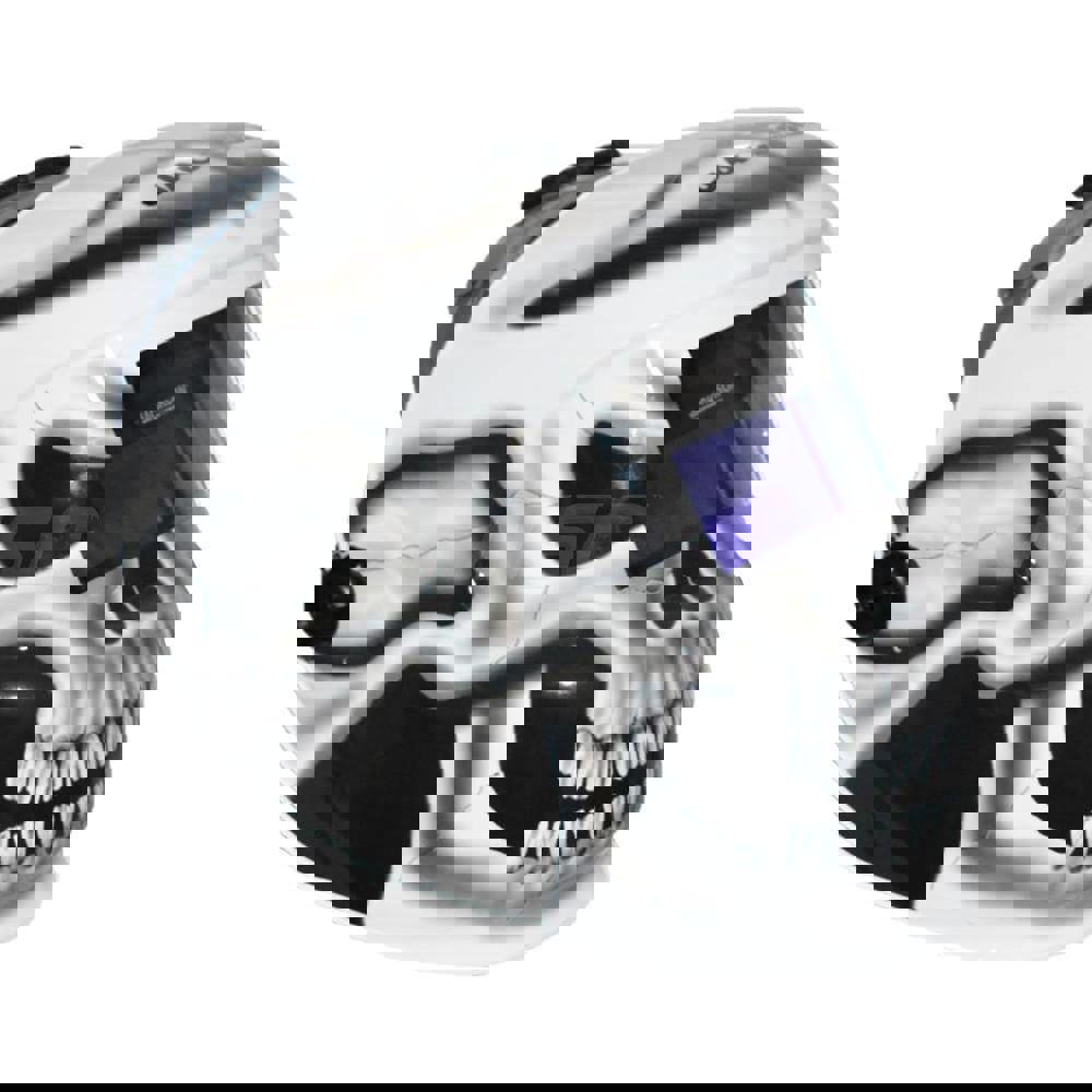 Welding Helmet: Black & White, Nylon, Shade 10